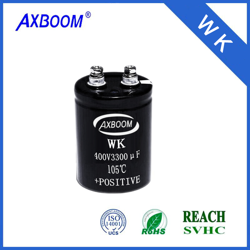 WK series, 105°C, 2000 hours life, 10V to 500V, high temperature resistance